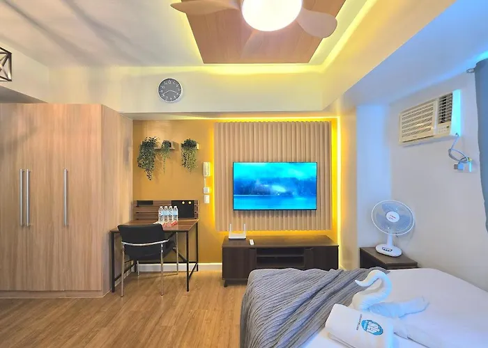 2602at3 Solinea Near Ayala Center Lägenhet *
